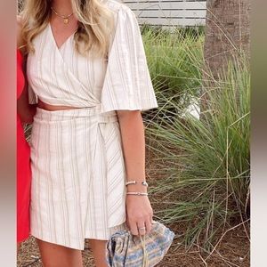 Zara Cutout Rustic Dress Shirt | Size Small